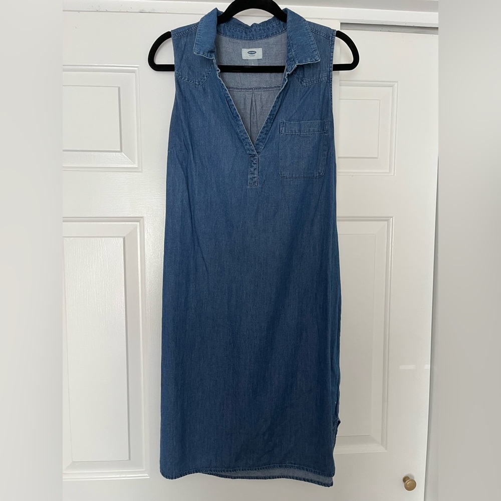 Old Navy Chambray Shift Dress